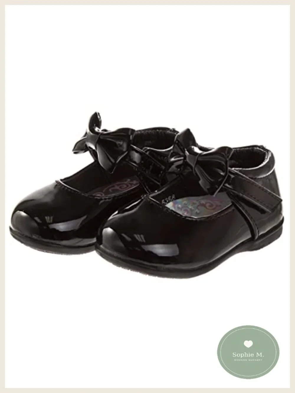 Faux Leather Mary Jane Flats Girls Dress Shoes Non-Slip Baby Walker